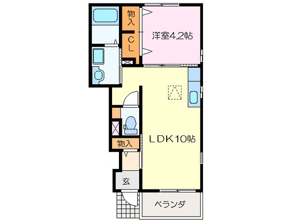 漕代駅 徒歩60分 1階の物件間取画像